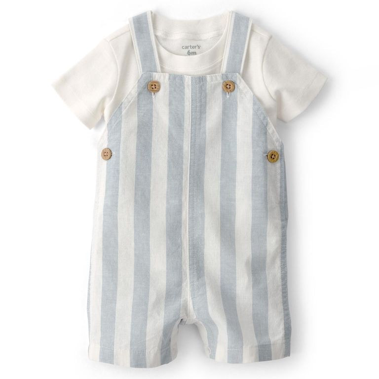 Conjunto 2 Piezas Polera y Jardinera Bebé Niño