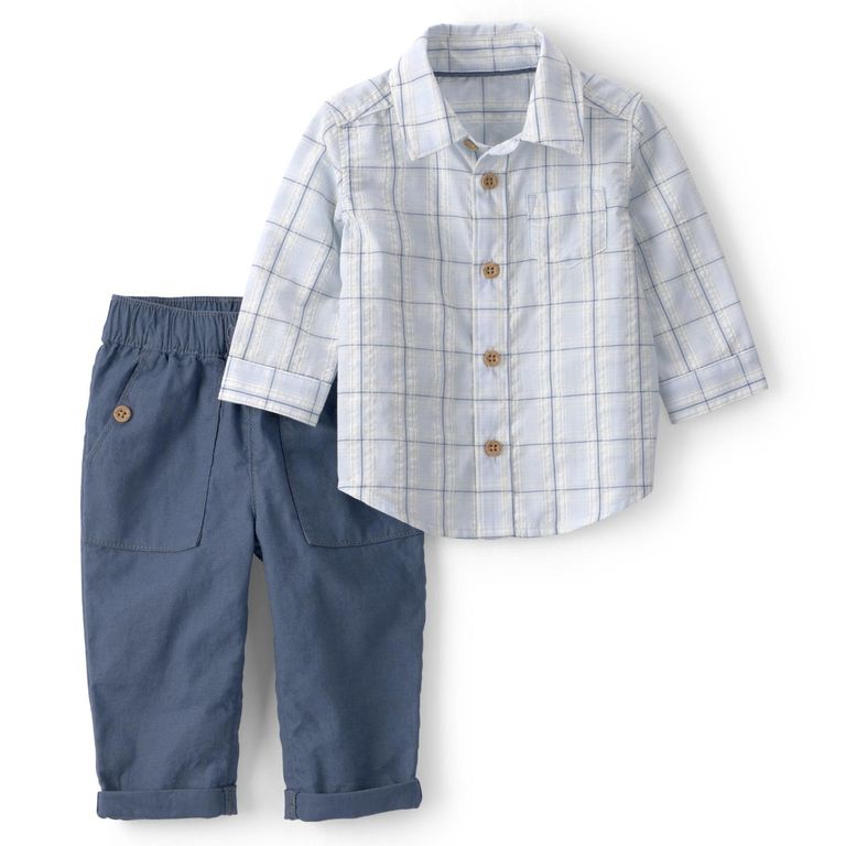 Conjunto 2 Piezas Camisa y Pantalón Bebé Niño