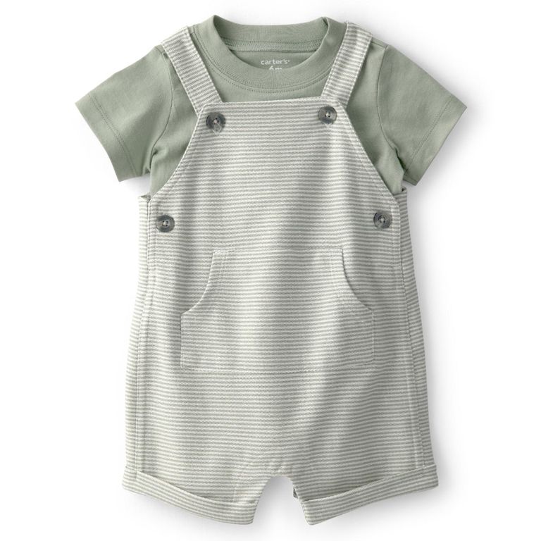 Conjunto 2 Piezas Polera y Jardinera Bebé Niño