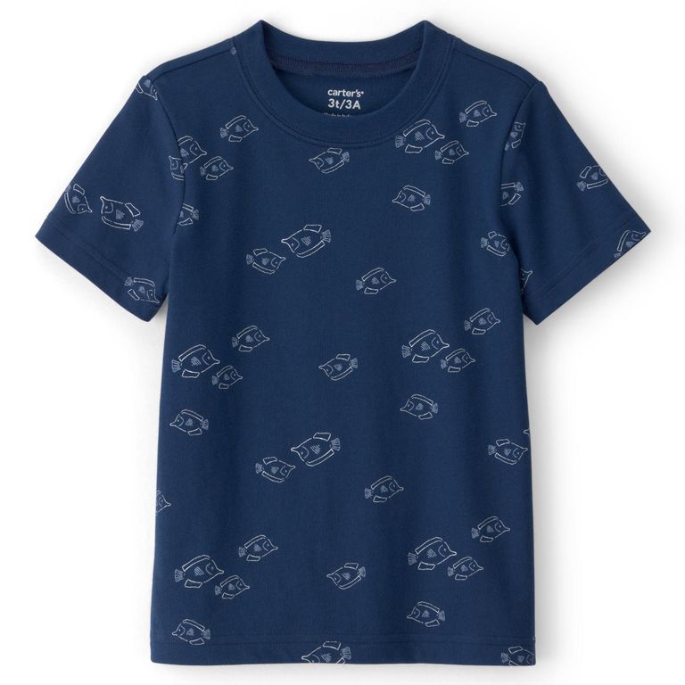 Polera Algodón Estampada Niño 2 A 5 Años