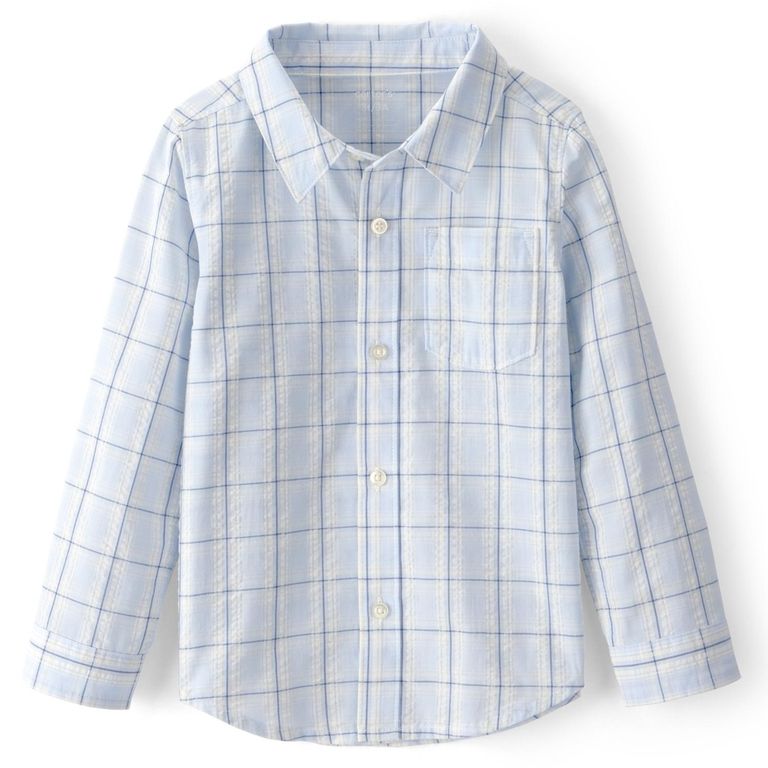 Camisa Algodón A Cuadros Niño 2 A 5 Años