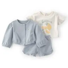 CARTER'S - Conjunto 3 Piezas Polera, Chaleco y Short Bebé Niña Carter´s