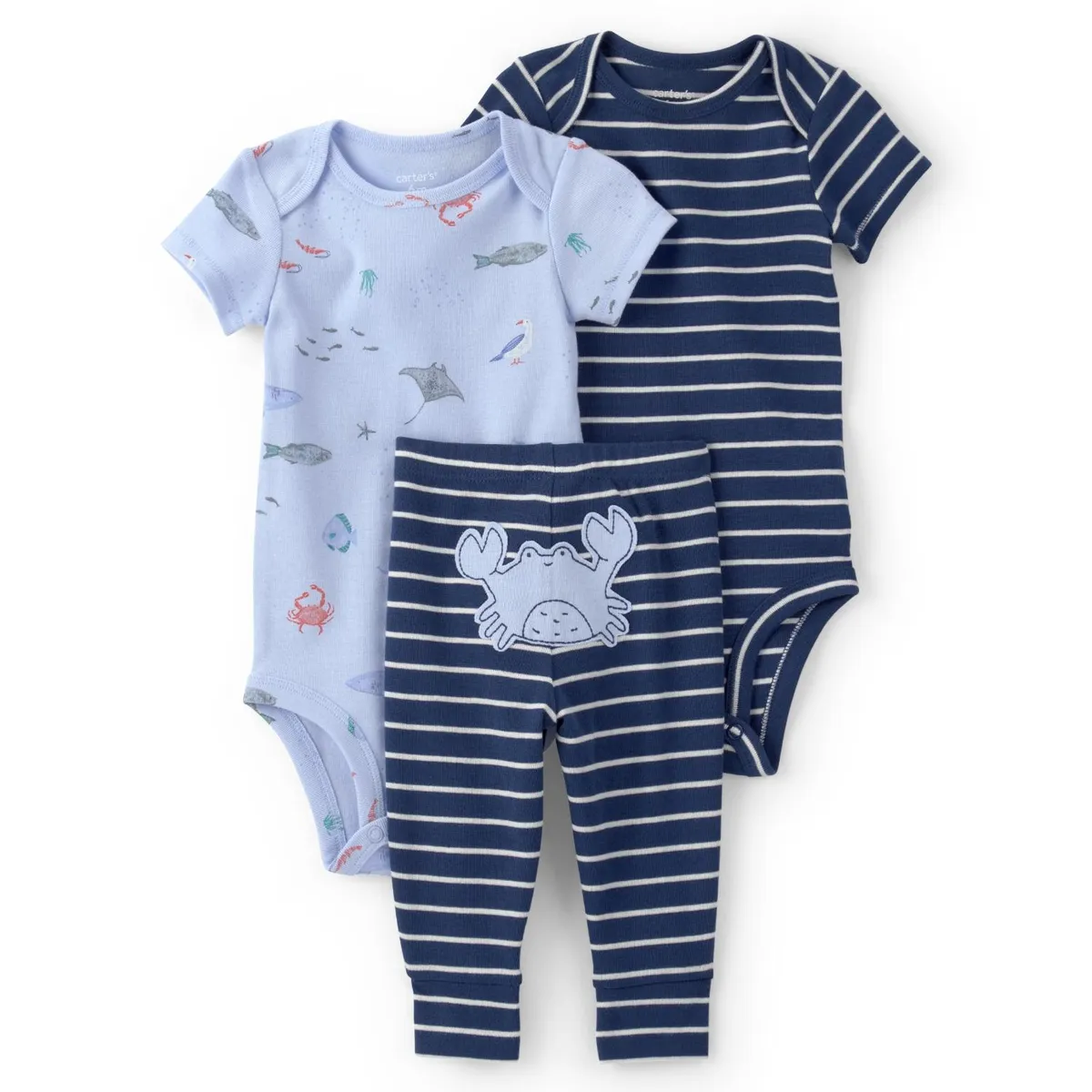 CARTER'S - Conjunto 3 Piezas Pantalón Y 2 Bodies Bebé Niño Carter´s