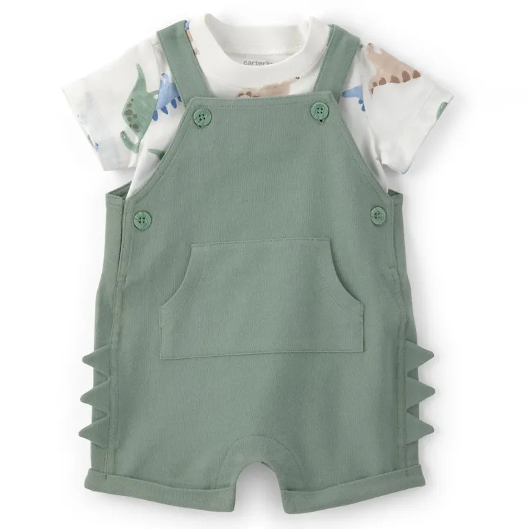 Conjunto 2 Piezas Polera y Jardinera Bebé Niño