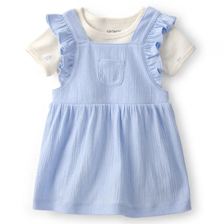 Conjunto 2 Piezas Body y Vestido Bebé Niña