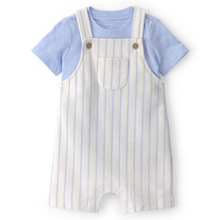 Conjunto 2 Piezas Polera y Jardinera Bebé Niño