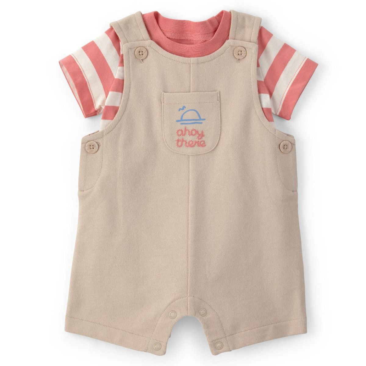 CARTER'S - Conjunto 2 Piezas Polera y Jardinera Bebé Niño Carter´s