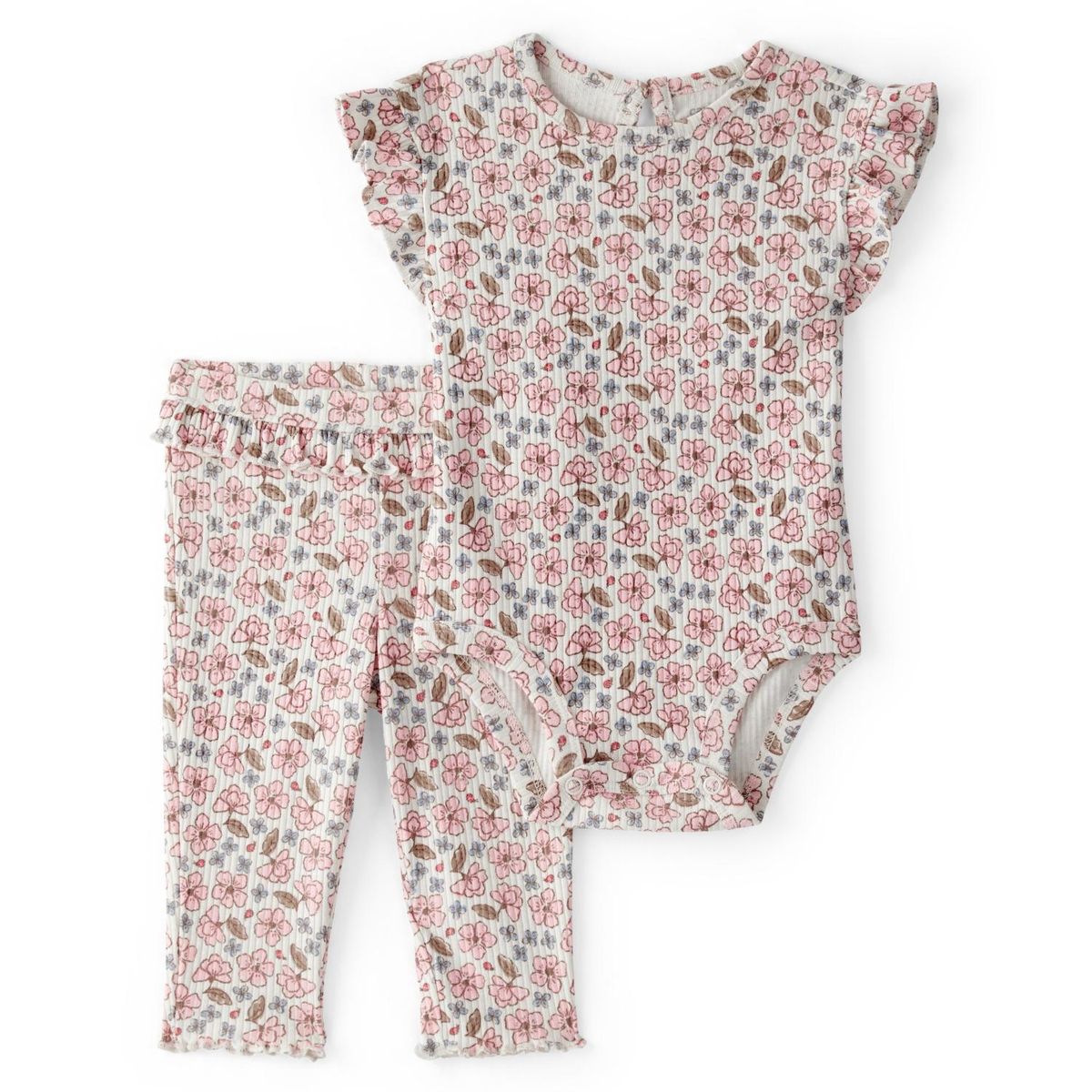 CARTER'S - Conjunto 2 Piezas Body y Calza Bebé Niña Carter´s