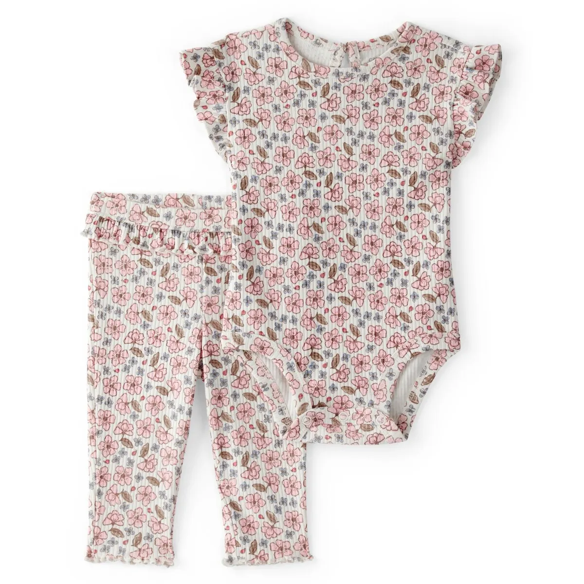 CARTER'S - Conjunto 2 Piezas Body y Calza Bebé Niña Carter´s