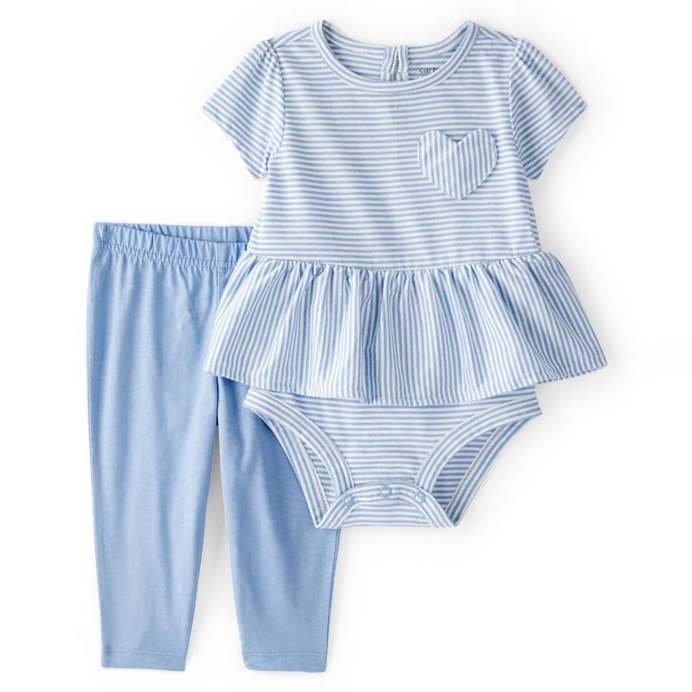 Conjunto 2 Piezas Body y Pantalón Bebé Niña