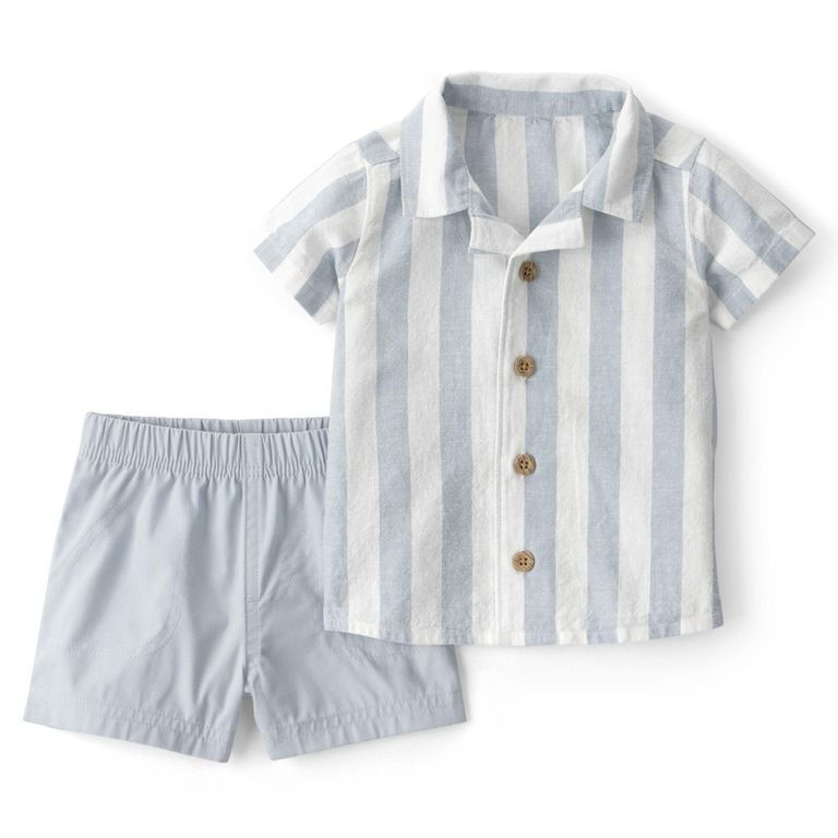 Conjunto 2 Piezas Camisa y Short Bebé Niño
