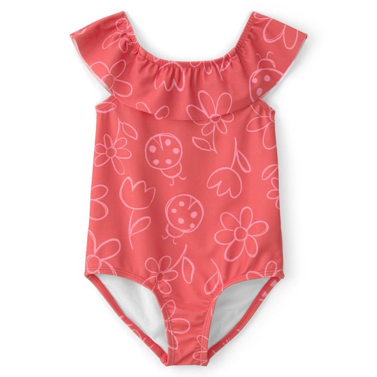 Traje De Baño Protección Uv 50+ Niña 2 A 5 Años