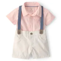 CARTER'S - Conjunto 2 Piezas Camisa tipo Body y Short Bebé Niño Carter´s