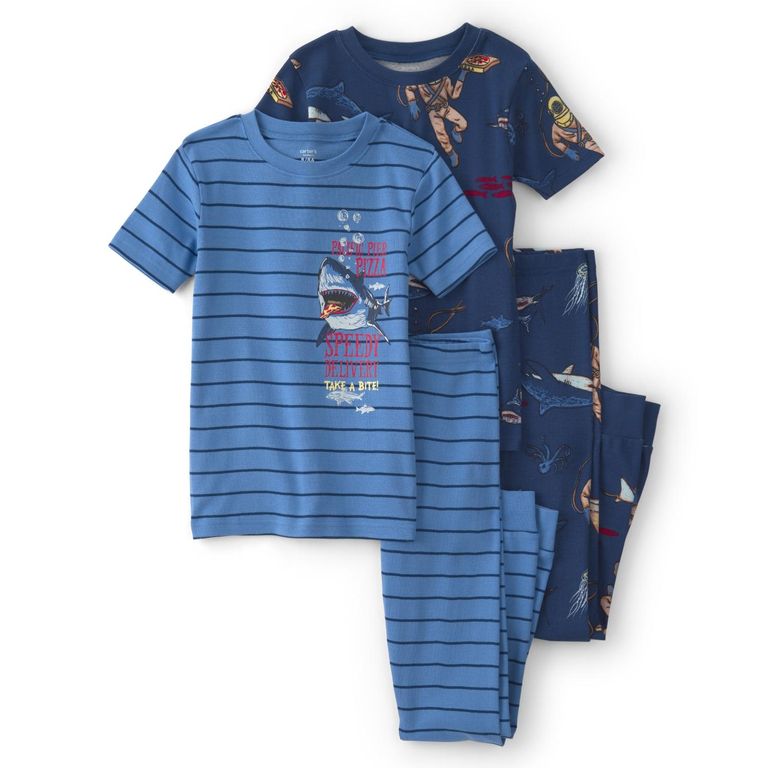 Pack De 2 Pijamas De Algodón Niño 6 A 8 Años