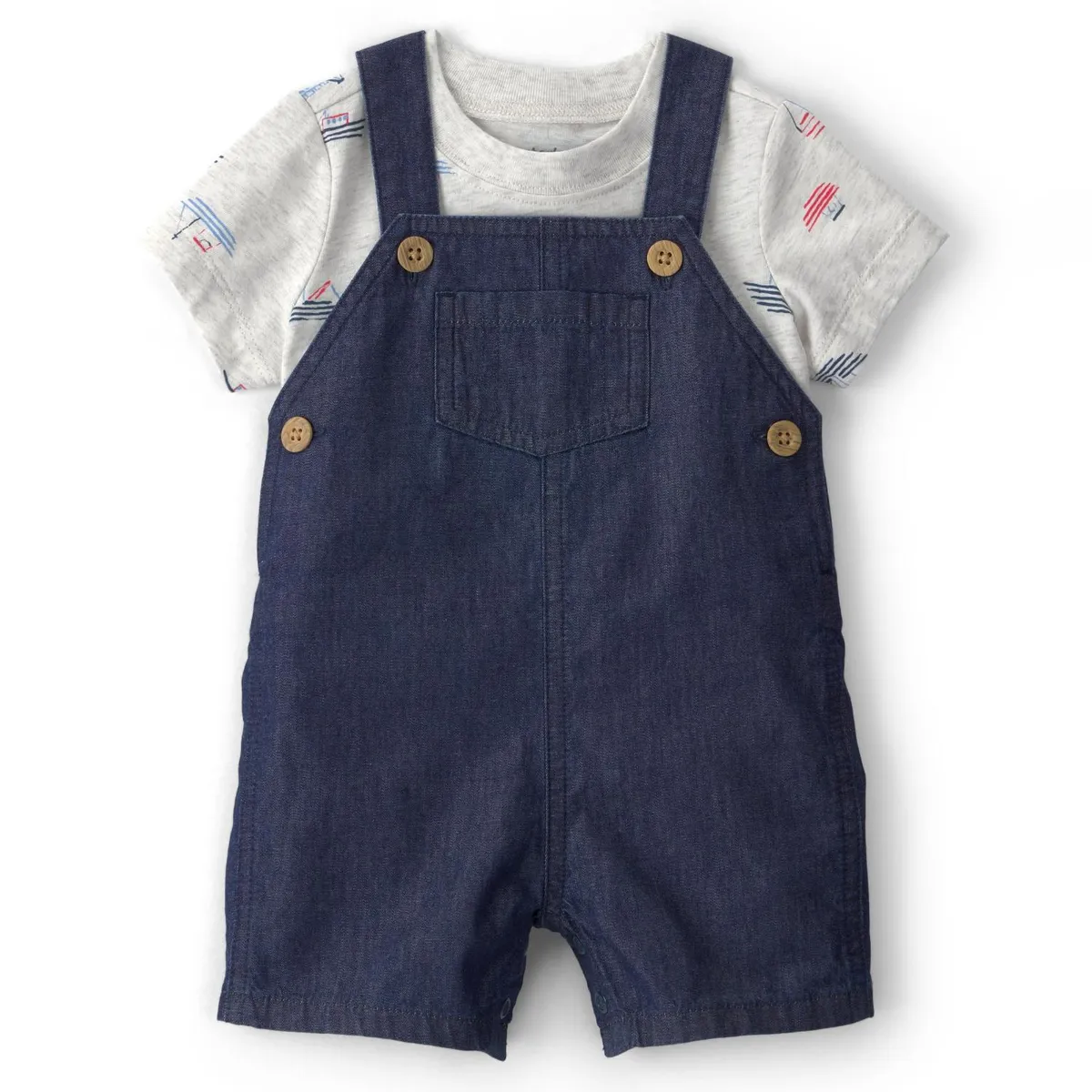 CARTER'S - Conjunto 2 Piezas Polera y Jardinera Bebé Niño Carter´s