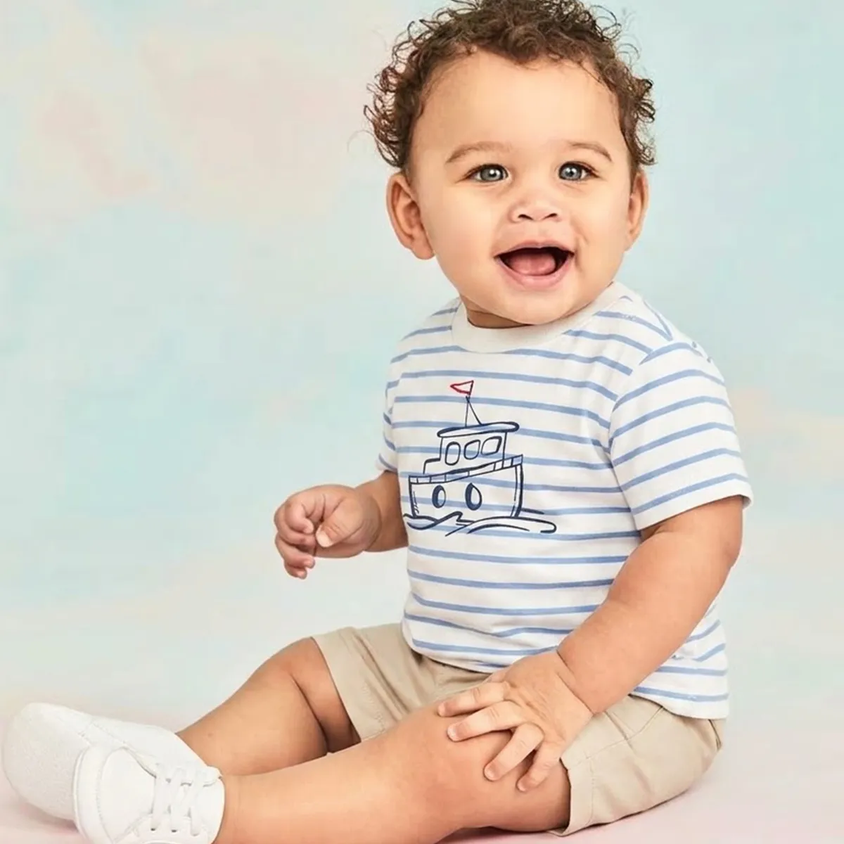 CARTER'S - Conjunto 3 piezas Short y 2 Poleras Bebé Niño Carter's