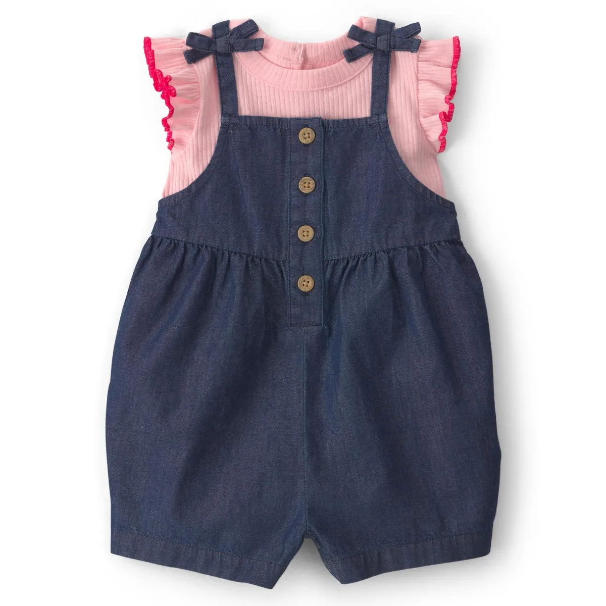 CARTER'S - Conjunto 2 Piezas Polera y Jardinera Bebé Niña Carter´s