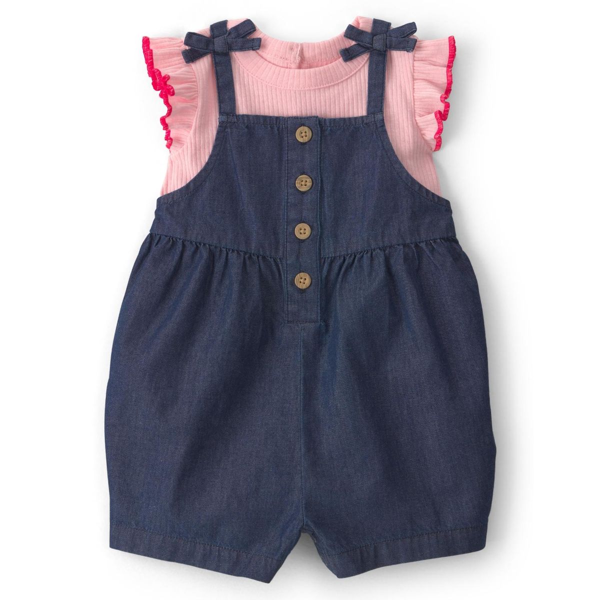 CARTER'S - Conjunto 2 Piezas Polera y Jardinera Bebé Niña Carter´s
