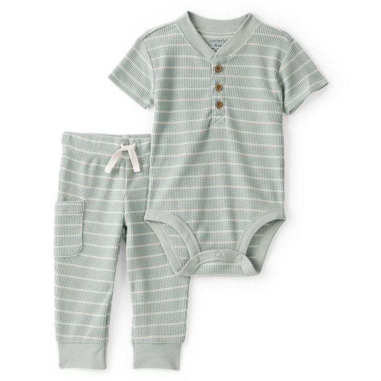 Conjunto 2 Piezas Body y Pantalón Bebé Niño
