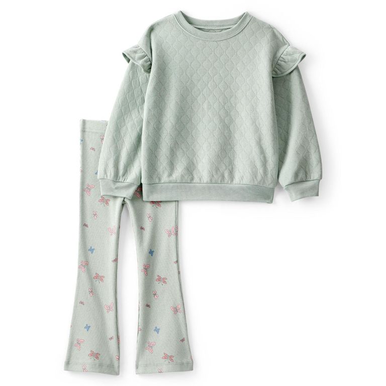 Conjunto 2 Piezas Polerón Y Calza Niña 2 A 5 Años