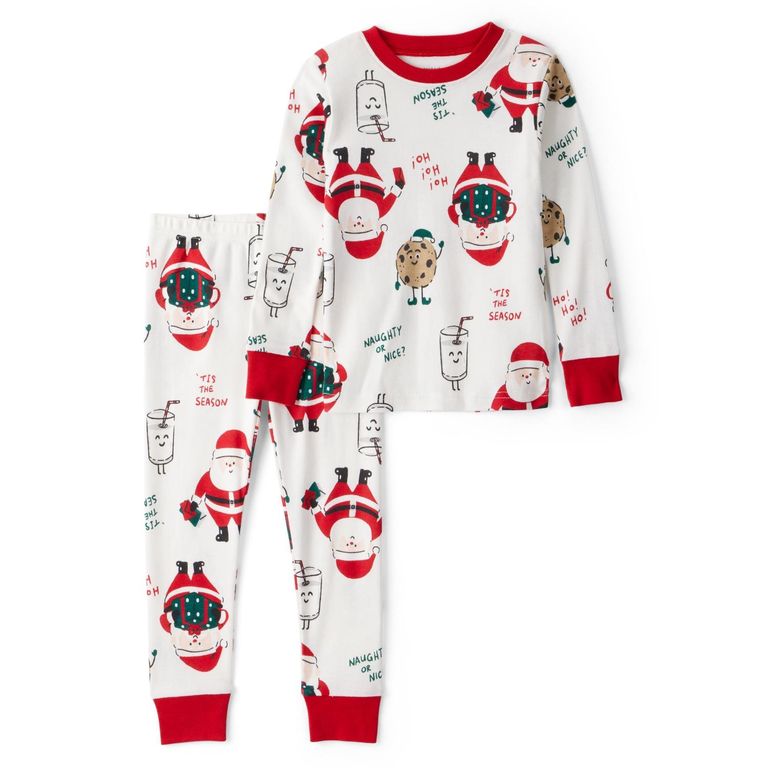 Pijama Algodón Navidad Unisex 2 A 5 Años