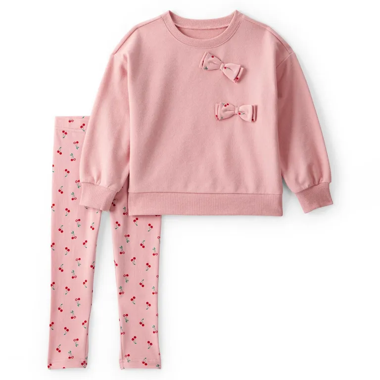 Conjunto 2 Piezas Polerón Y Calza Niña 2 A 5 Años