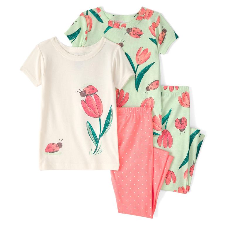 Pack De 2 Pijamas De Algodón Bebé Niña 12 A 24 Meses