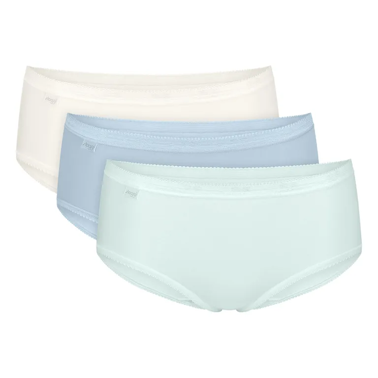 Pack 3 Calzones Midi Basic Mujer