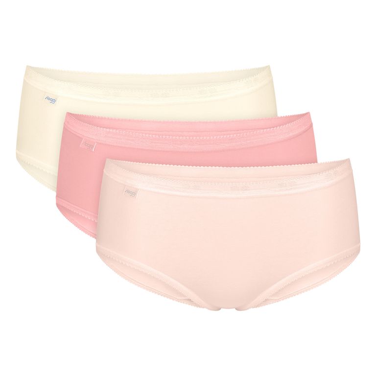 Pack 3 Calzones Midi Basic Mujer