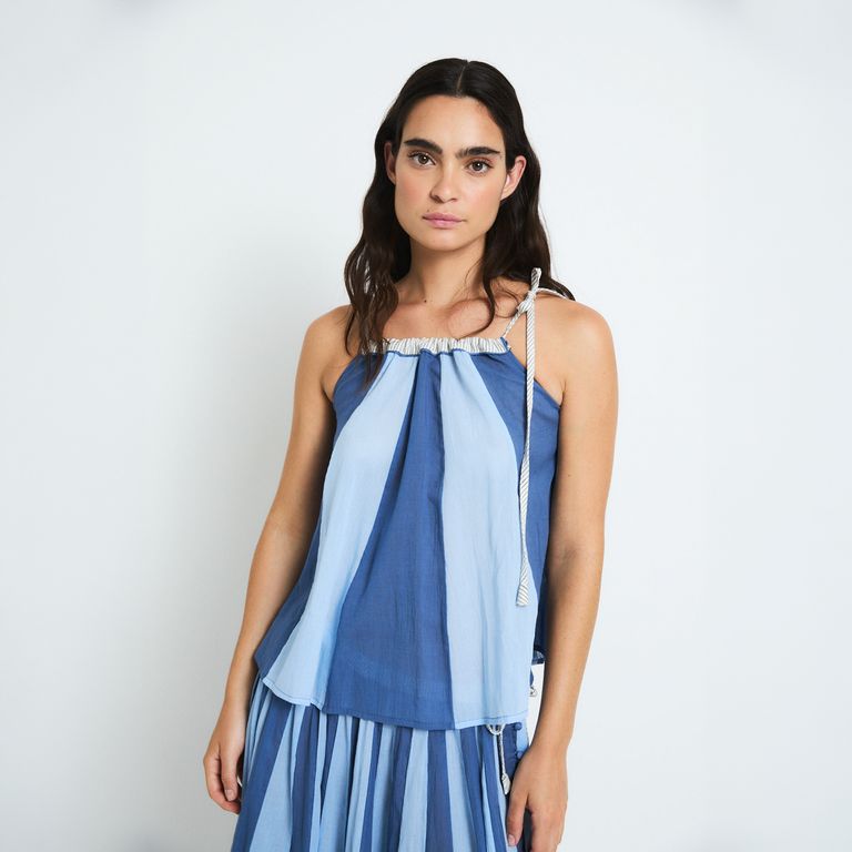Top Rayas 100% Algodón Mujer