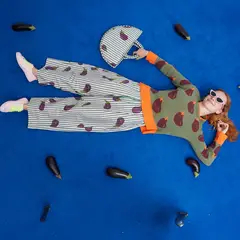 DRBLOOM - Pantalón Rayas Estampado Mujer Dr Bloom