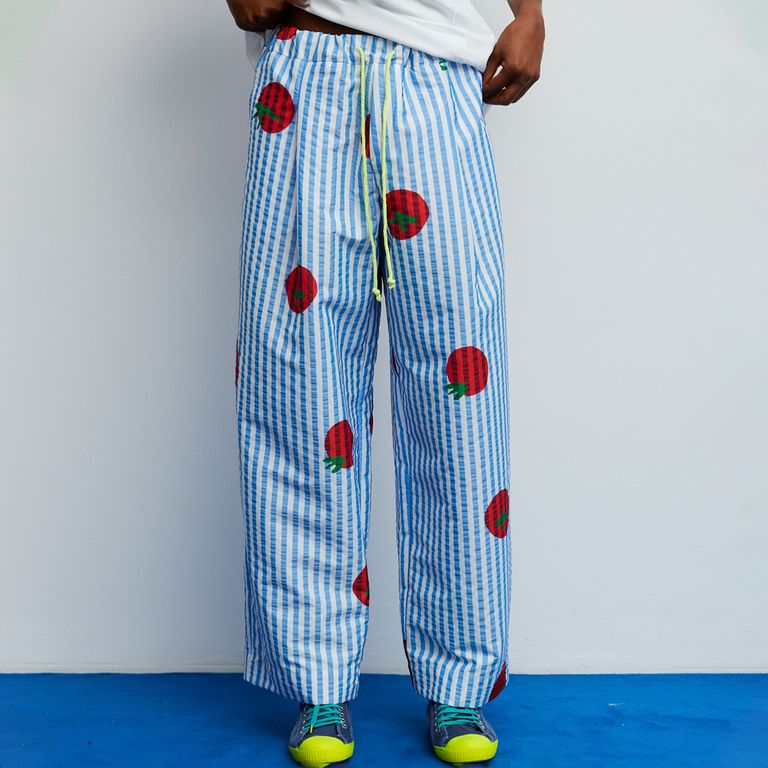 Pantalón Rayas Estampado Mujer Dr Bloom