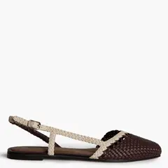 CORINA - Zapato Trenzado Mujer Café