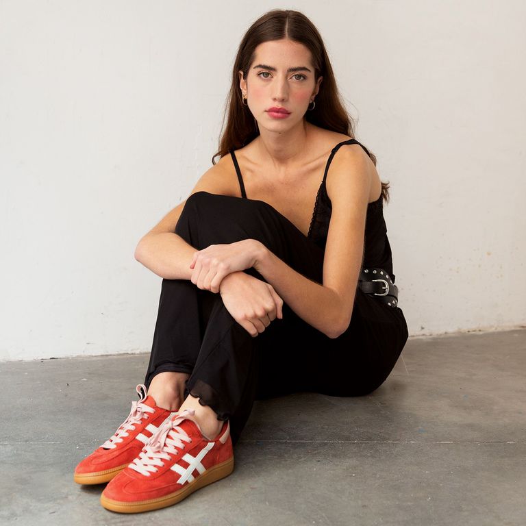 Zapatilla Urbana Mujer Rojo