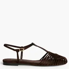 CORINA - Zapato Trenzado Mujer Café