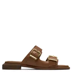 CLARKS - Sandalia Mujer Café