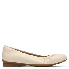 CLARKS - Zapato Casual Mujer Cuero Crema