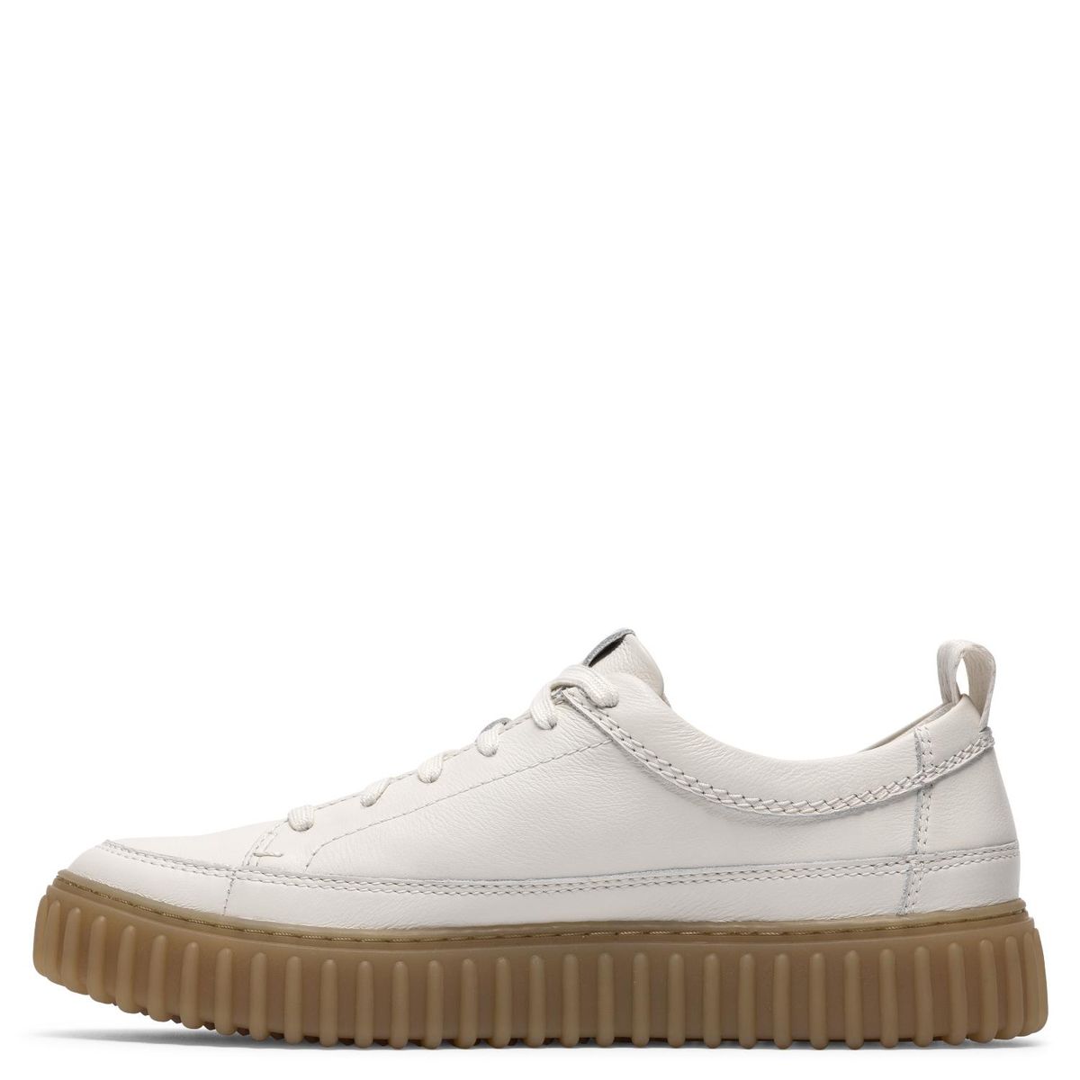 CLARKS - Zapato Casual Hombre Cuero Blanco Clarks