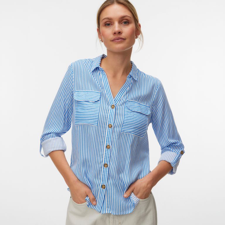 VERO MODA Blusa Rayas Mujer