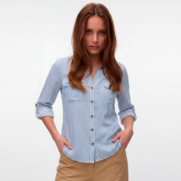 Blusa Rayas Mujer