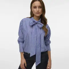 VERO MODA - Blusa Rayas Lazo Mujer