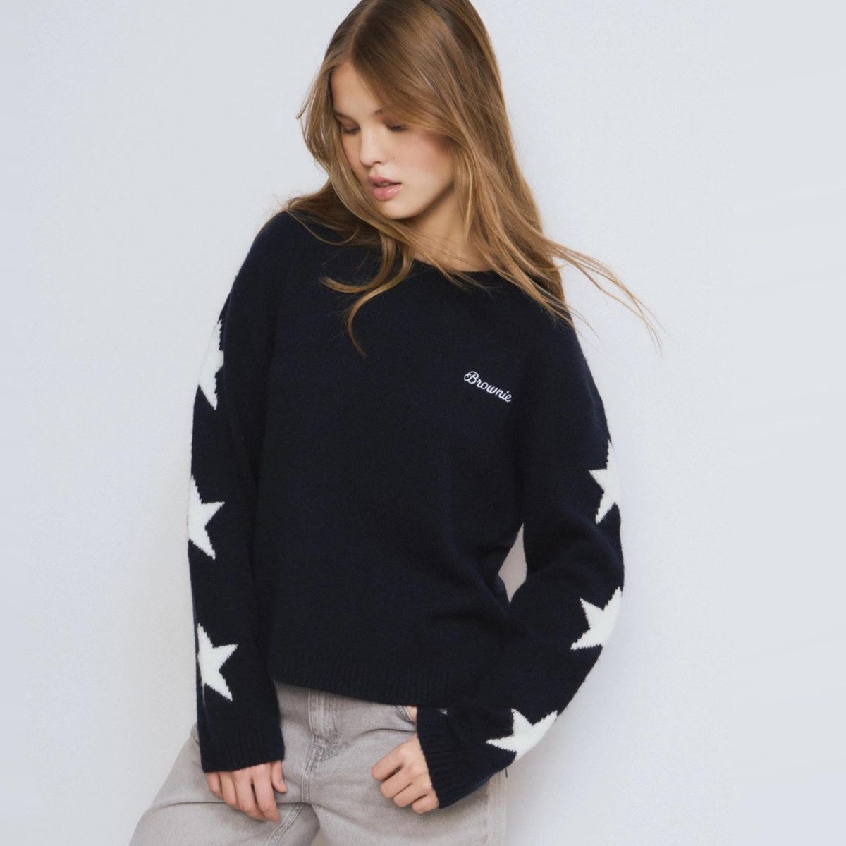 BROWNIE - Sweater Estrellas Mujer Brownie