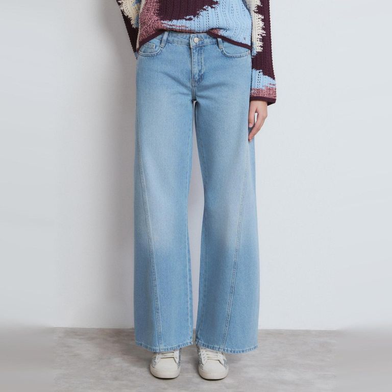 Jeans Culotte Alas 100% Algodón Mujer