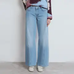 BROWNIE - Jeans Culotte Alas 100% Algodón Mujer