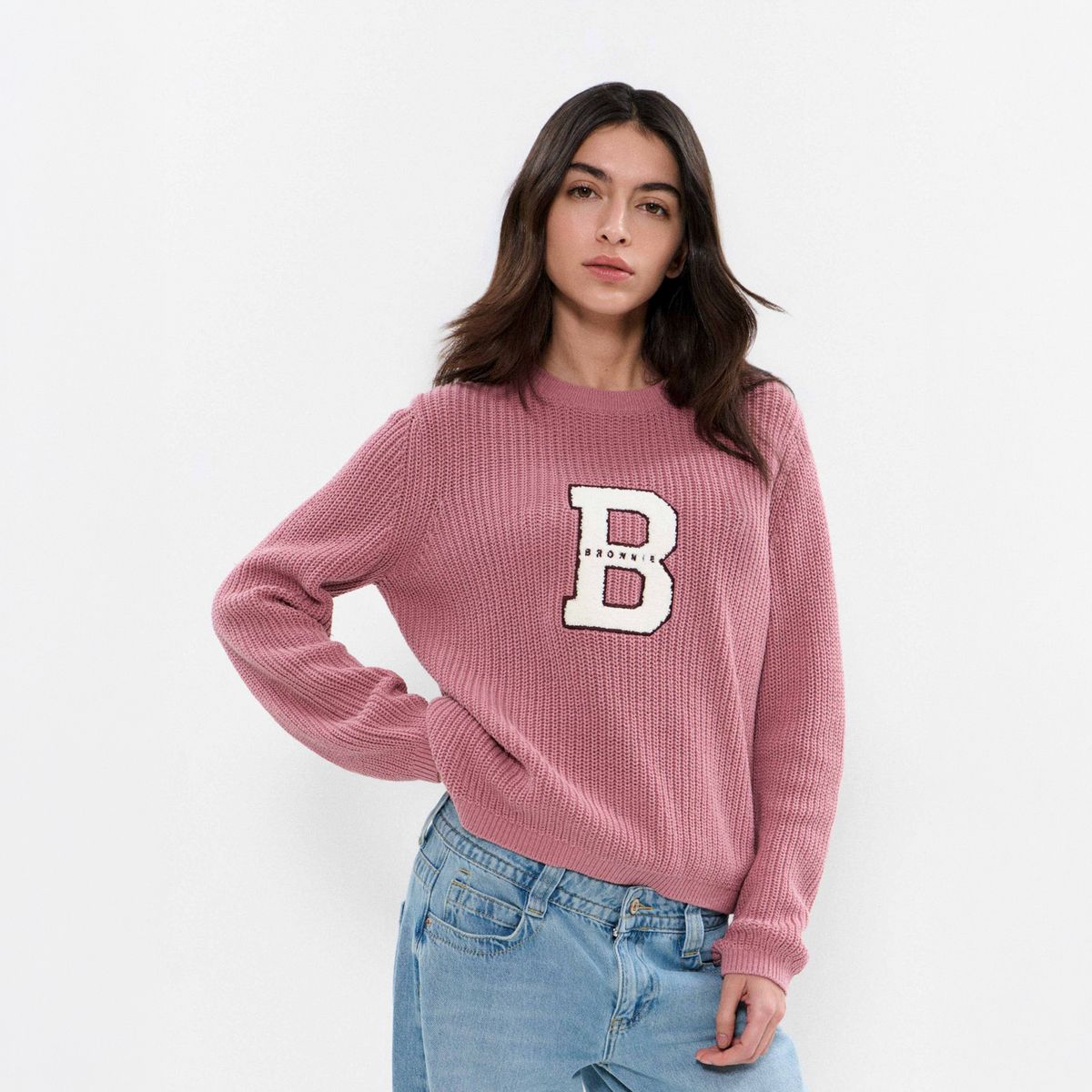 BROWNIE - Sweater Bordado Mujer Brownie