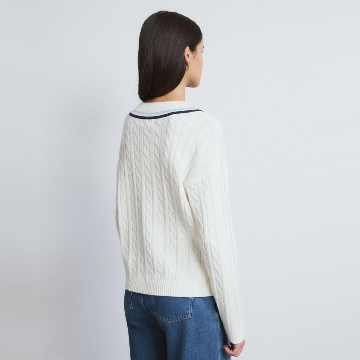 BROWNIE - Sweater Cuello Trenzas Mujer Brownie