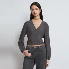 BROWNIE - Blusa Detalle Lace Mujer