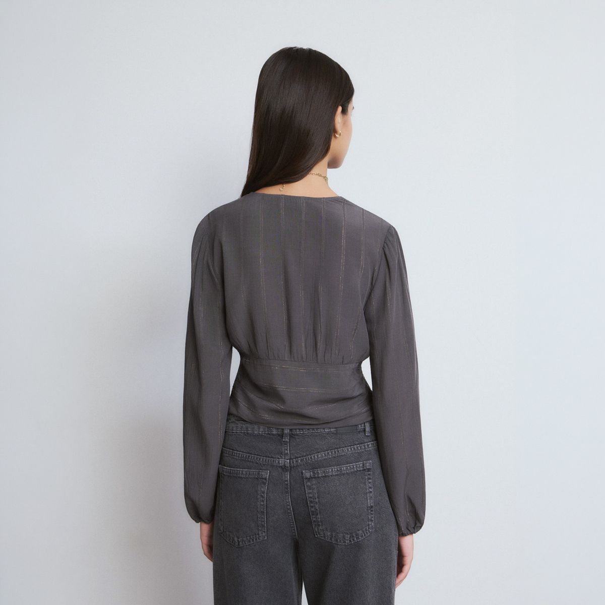 BROWNIE - Blusa Detalle Lace Mujer Brownie