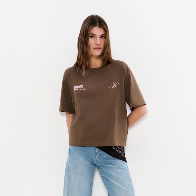 Polera Oversized Estampado Mujer