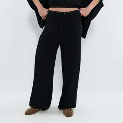 BROWNIE - Pantalón Bombacho Detalle Cinturilla Mujer